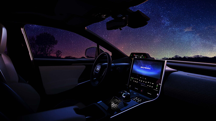 SUBARU SOLTERRA SUV – Fejlett kapcsolódási lehetőségek