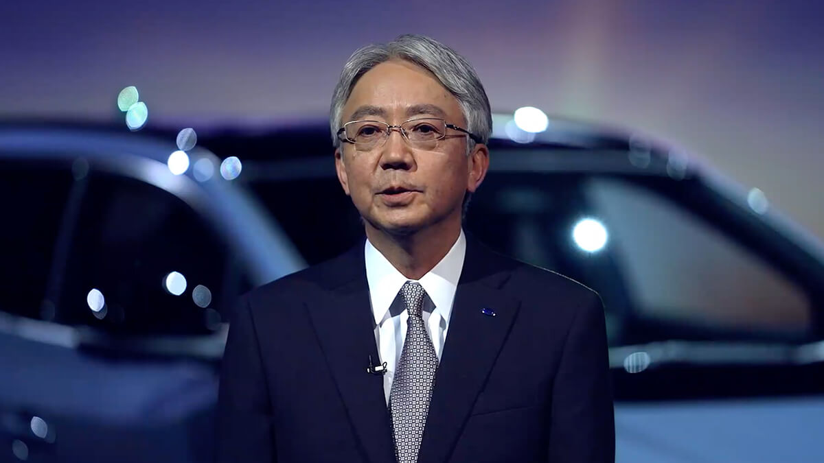SUBARU SOLTERRA SUV világpremier Tomomi Nakamura, elnök-vezérigazgató előadásában.